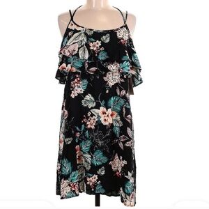 Magnolia Black Floral Mini Dress